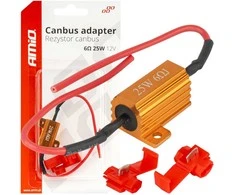 Rezystor canbus opornik do żarówek led 6ohm 25w amio-04092