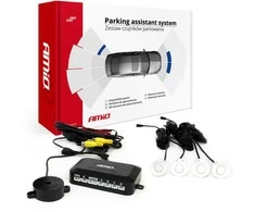 Parkavimo jutiklių rinkinys, skirtas kamerai ir LCD ekranui, baltas 22mm AMIO-02991