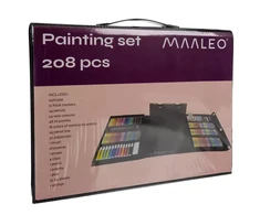 Dažymo rinkinys lagamine - 208vnt maaleo 21645