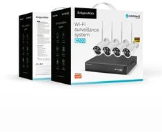 Kruger &amp; Matz Connect C200 Tuya WiFi 6 stebėjimo rinkinys