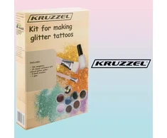 Rinkinys blizgučių tatuiruočių darymui Kruzzel 20422