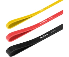 Rinkinys TPE mankštos juostų rinkinys - Power Band PT-S3, 4-32 kg, 3 TPE juostos, REBEL ACTIVE