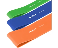 Rinkinys TPE mankštos juostų rinkinys - Power Band PT-S7, 4-82 kg, 7 TPE juostos, REBEL ACTIVE