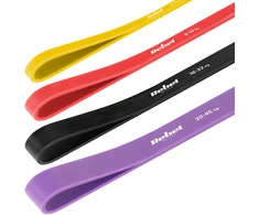 Rinkinys TPE mankštos juostų rinkinys - Power Band PT-S7, 4-82 kg, 7 TPE juostos, REBEL ACTIVE
