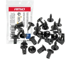 Rinkinys kostek rozprężnych i wkrętów ? 12/4 mm 20szt. amio-05030