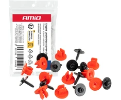 Rinkinys spinek i wkrętów osłony silnika 10kpl. amio-05040