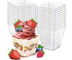 RTO 25x puodeliai desertui indams desertinių užkandžių komplektas 150ml