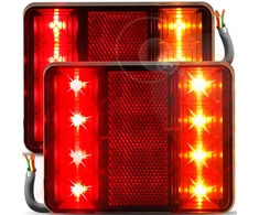 RTO 2x lampa tylna tył lewa prawa przyczepy zespolona led diodowa tył komplektas