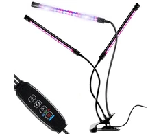RTO 3x augalų augimo lempos LED panelė, viso spektro, 30 W, 9 režimai, IP54 - E949