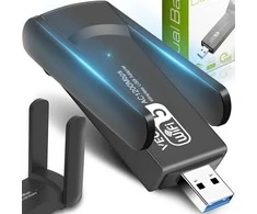„Wi-Fi“ tinklo plokštės adapteris, „Wi-Fi USB 3.0“, išorinės antenos, 1300 Mbps, 5 GHz, E628