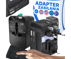 RTO Adapteris universalus przejściówka gniazda podróżna 240 v wielofunkcyjna usb er1047