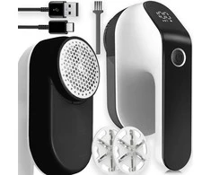 Golarka Barzdaskutė 5 W drabužių skustuvas su galingu LED ekranu drabužiams, apmušalams, megztiniams, USB-C - or1101