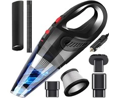 Retoo Drzwi Rankinis automobilio dulkių siurblys durimis 4200pa 120w 12v galingas -m030