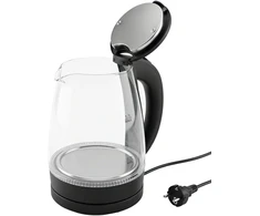 Maestro Virdulys, Elektrinis stiklinis virdulys su LED apšvietimu, 1,7 l, temperatūros reguliavimas, 2200 W - or1296