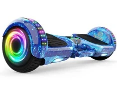RTO Hoverboard 10' cali Riedlentė elektrinė led deska głośniki bt 10 cali ochraniacze - mėlyna e031-2