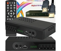 RTO Imtuvas dekoder dvb t2 hevc h.265 telewizji naziemnej 4k ultra hd usb pilot -e255