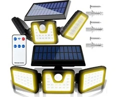 RTO Lampa solarna 110 led su judesio jutikliu zmierzchu cob ogrodowa + pilot