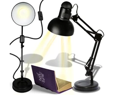RTO Lampka na biurko biurkowa lampa nocna kreślarska regulowana uchwyt e27 led