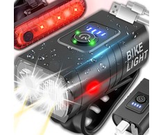 Lampka Dviračio žibintų komplektas priekyje ir gale 5