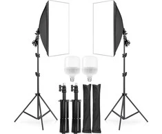 Lampy Fotografijos lempos, šviesdėžės trikojis, 50x70 cm, e230, kitos lemputės