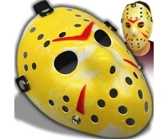 Maska Jasono penktadienio 13-osios „Voorhees Freddy Friday“ Helovino ledo ritulio kostiumo kaukė -o287