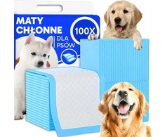 Maty Šunų kilimėliai, sugeriantys, higieniniai paklotai šlapinantiems gyvūnams, 100 vnt., 40x60 sr272