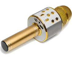 Ausinės RTO Mikrofonas karaoke belaidis bluetooth głośnik 2 auksinė e114