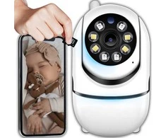 RTO Elektroninis kūdikių stebėjimo įrenginys „Full HD“ kamera, besisukantis, belaidis, su judesio jutikliu -e936-1