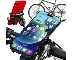 Retoo Mocny Tvirtas aliuminio universalus telefono laikiklis dviračiui, motoroleriui, motociklui - SR252