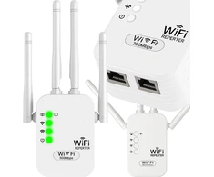 RTO Mocny wzmacniacz sygnału wifi 4-anteny 300mb/s 2.4 ghz repeater zewnętrzny - er1046