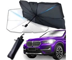 Parasol Automobilio priekinio stiklo apsauginis skydelis nuo saulės 123x65