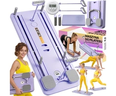 RTO Pilates reformer deska do ćwiczeń wielofunkcyjna 12w1 komplektas do pilatesu - sr341