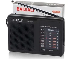 RTO Radio kuchenne budowlane bateryjne fm am jack kieszonkowe małe na baterię