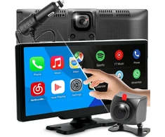 RTO Automobilinis radijas su „Bluetooth“, „Android Auto“, „Apple CarPlay“, 1 DIN ekranas, 10,26 colio - ER1078