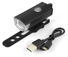 RTO Rinkinys lampek rowerowych led przód i tył do roweru + usb lampki rowerowe