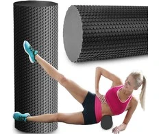 RTO Roller do masażu ćwiczeń roler crossfit wypustki 45x15cm wałek piankowy eva