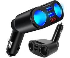 RTO Rozdzielacz gniazda zapalniczki usb woltomierz kroviklis-e382