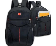 Plecak Kuprinė Sportinė kuprinė, mokyklinė, turistinė, juoda, miesto, didelė, unisex mokyklinė rankinė
