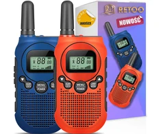 RTO Walkie talkie 2x krótkofalówka baofeng łoki toki duży zasięg pmr vox latarka - dr291