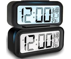 RTO Žadintuvas zegar led termometr pašvietimas 12/24h