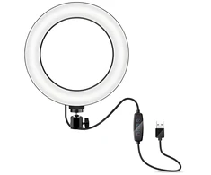 RTO Žiedinė lempa led selfie ring statyw pilot + telefono laikiklis 210cm