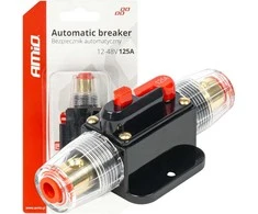 Automatinis automobilinis saugiklis / grandinės pertraukiklis 12-48V 125A AMIO-03822