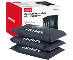 Automobilinis drėgmės sugėriklis su indikatoriumi, 3 × 400g AMIO-04878