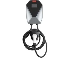 Ścienna kroviklis samochodu elektrycznego ev wallbox trójfazowa 11kw 16a 400v amio-04842