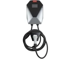 Ścienna kroviklis samochodu elektrycznego ev wallbox trójfazowa 22kw 32a 400v amio-04843