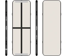 Gimnastikos takas, akrobatinis Airtrack REBEL PRO 300x100x10 - juodas