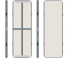 Gimnastikos, akrobatikos takelis Airtrack REBEL 300x100x10 - pilkas