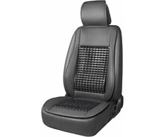 Amio Automobilio sėdynės kilimėlis su karoliukais 147 x 48 cm - juoda