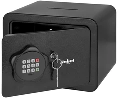Elektroninis namų seifas su PIN kodu ir raktu – seifas pinigams ir dokumentams Rebel RB-7001