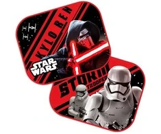 Zasłonki Seven Šoninės saulės užuolaidėlės automobiliui 44x35 cm, 2 vnt., Star Wars First Order